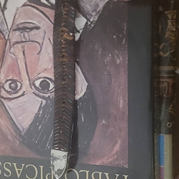 ONYX BY BRIGHTON WOVEN LEATHER GOLF BELT - Picture 7 of 11